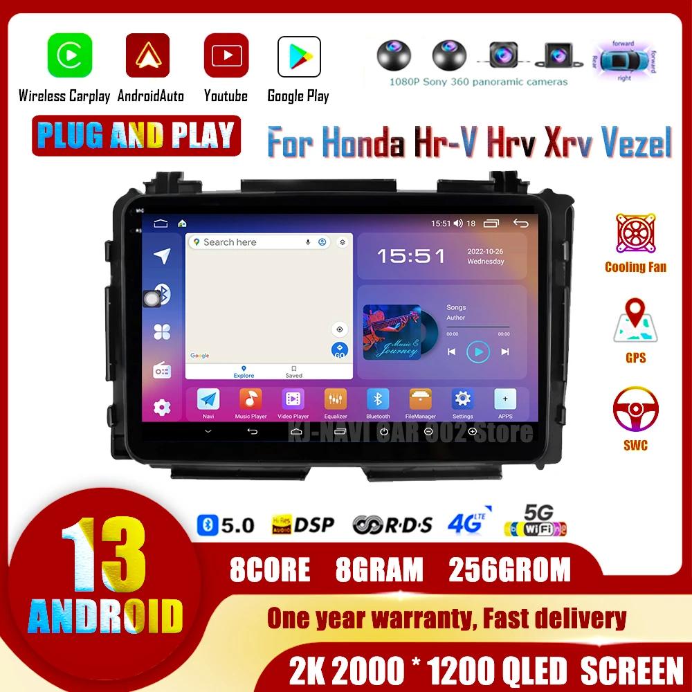 ȥ HR-V HRV XRV  2013-2019  ߾ Ƽ̵, ȵ̵ ī÷,  ÷̾, GPS ̼, ڵ ȭ, BT 